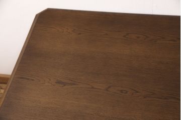 中古　美品　カリモク家具(karimoku)　DOMANI(ドマーニ)　QUEENS LIFE(クイーンズライフ)シリーズ　クラシカルな佇まいが魅力のプレジデントデスク(両袖机、在宅ワーク、在宅用ワークデスク)(定価約35万円)(R-050914)