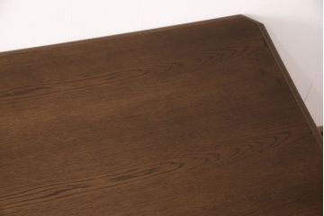中古　美品　カリモク家具(karimoku)　DOMANI(ドマーニ)　QUEENS LIFE(クイーンズライフ)シリーズ　クラシカルな佇まいが魅力のプレジデントデスク(両袖机、在宅ワーク、在宅用ワークデスク)(定価約35万円)(R-050914)
