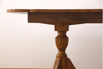 中古　美品　DREXEL HERITAGE(ドレクセルヘリテイジ)　Et Cetera(エトセトラ)　優雅な雰囲気を漂わせるダイニングテーブル(エクステンションテーブル、机)(定価約90万円)(R-050917)