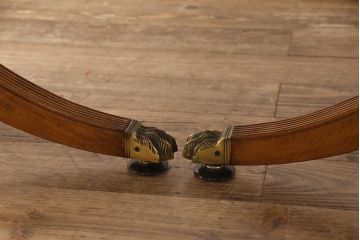 中古　美品　DREXEL HERITAGE(ドレクセルヘリテイジ)　Et Cetera(エトセトラ)　優雅な雰囲気を漂わせるダイニングテーブル(エクステンションテーブル、机)(定価約90万円)(R-050917)