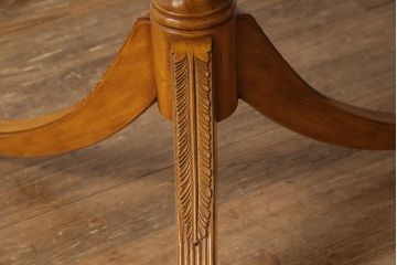 中古　美品　DREXEL HERITAGE(ドレクセルヘリテイジ)　Et Cetera(エトセトラ)　優雅な雰囲気を漂わせるダイニングテーブル(エクステンションテーブル、机)(定価約90万円)(R-050917)