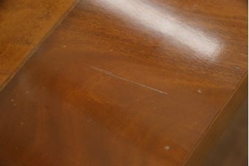 中古　美品　イタリア製　IDC大塚家具取扱い品　特大!存在感のある高級ダイニングテーブル(ミーティングテーブル)(定価約80万円)(R-050920)