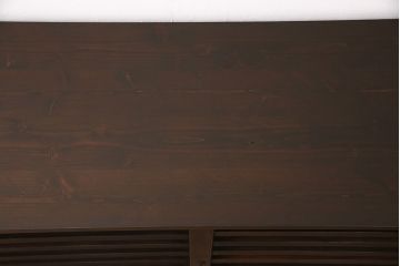 ラフジュ工房オリジナル　古建具リメイク　味わいのあるヒノキ材の建具を使った和モダン空間にぴったりのサイドボード(収納棚、戸棚、テレビ台)(R-050921)