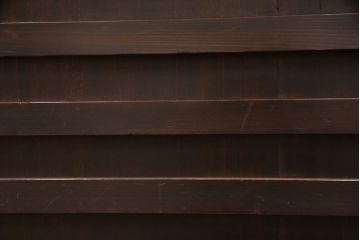 ラフジュ工房オリジナル　古建具リメイク　味わいのあるヒノキ材の建具を使った和モダン空間にぴったりのサイドボード(収納棚、戸棚、テレビ台)(R-050921)