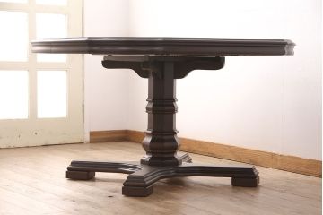 中古　美品　DREXEL HERITAGE(ドレクセルヘリテイジ)　Grand Villa(グランドヴィラ)　チェスナット材　ダイニングテーブル(パーティーテーブル)(定価約55万円)(R-050922)