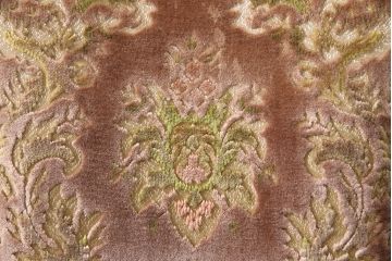 中古　美品　カリモク家具(karimoku)　domani(ドマーニ)　LouisXV(ルイXV)シリーズ　金華山張りのファブリックが高級感をエレガントな雰囲気を高めるダイニングチェア(定価約20万円)(R-050929)