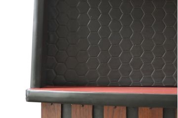 デンマークヴィンテージ　希少品!個性的な佇まいが目を引くモダンなカウンターテーブル(バーカウンター、デスク、在宅ワーク、在宅用、ビンテージ)(R-050948)