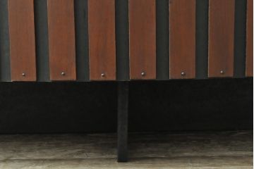 デンマークヴィンテージ　希少品!個性的な佇まいが目を引くモダンなカウンターテーブル(バーカウンター、デスク、在宅ワーク、在宅用、ビンテージ)(R-050948)