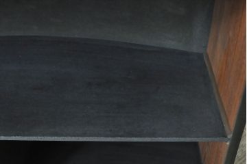 デンマークヴィンテージ　希少品!個性的な佇まいが目を引くモダンなカウンターテーブル(バーカウンター、デスク、在宅ワーク、在宅用、ビンテージ)(R-050948)