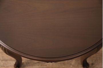 中古　極美品　カリモク　domani(ドマーニ)　Louis(ルイ)XVシリーズ　優雅な佇まいが魅力的なサイドテーブル(コーヒーテーブル、飾り台)(R-050959)