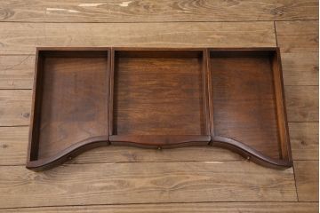 中古　美品　アメリカ製　センチュリー社(CENTURY)　サァラ麻布取り扱い品　エレガントな佇まいが魅力のビューローブックケース(本箱、キャビネット、ワークデスク、在宅ワーク、在宅用)(定価約190万円)(R-050960)