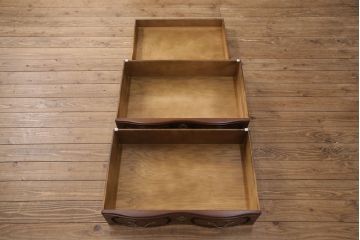 中古　美品　アメリカ製　センチュリー社(CENTURY)　サァラ麻布取り扱い品　エレガントな佇まいが魅力のビューローブックケース(本箱、キャビネット、ワークデスク、在宅ワーク、在宅用)(定価約190万円)(R-050960)