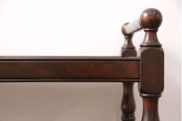 中古　美品　松本民芸家具　上品な雰囲気醸し出すA型ワゴン(キッチンワゴン、キャスターワゴン)(定価約12万円)(R-050961)