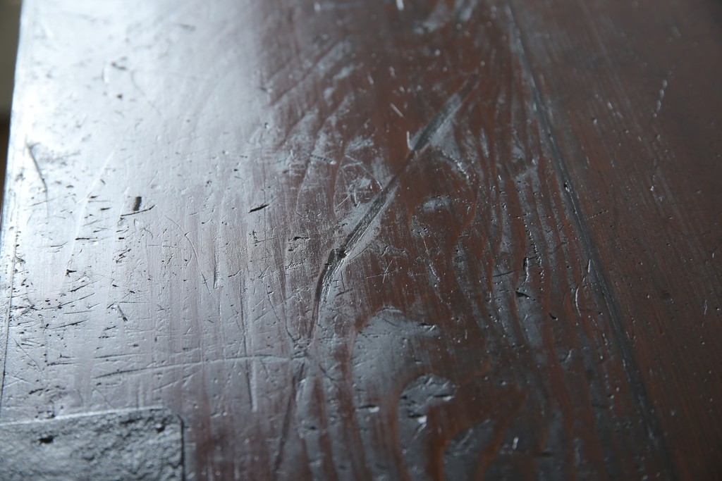 和製アンティーク　前面ケヤキ材　お部屋に取り入れやすい幅狭のサイズが魅力的な仙台箪笥　(R-050963)