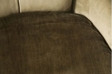 中古　DREXEL HERITAGE(ドレクセルヘリテイジ)　くすみがかったグリーンカラーが落ち着いた雰囲気を醸し出すイージーチェア(1人掛けソファ)(定価約50万円)(R-050967)