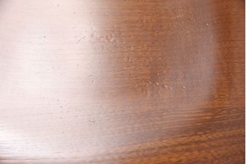 中古　伝統木芸士　石橋武士作　ケヤキ材　上質な和の空間づくりに活躍する1人掛けベンチ(チェア・椅子)(定価7万8千円)(R-050970)