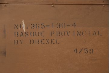 アメリカヴィンテージ　アメリカ輸入家具　DREXEL HERITAGE(ドレクセルヘリテイジ)　 エレガントなデザインが魅力的なキャビネット(カップボード、食器棚、収納棚、ビンテージ)(R-050975)