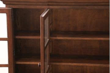 中古　美品　松本民芸家具　脚(台輪)付きリメイク　和モダンな空間づくりにおすすめのサイドボード(収納棚、食器棚、キャビネット)(R-50976)