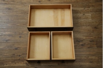 中古　美品　松本民芸家具　和・洋どちらの空間にも合わせやすいシックなサイドボード　(R-050977)