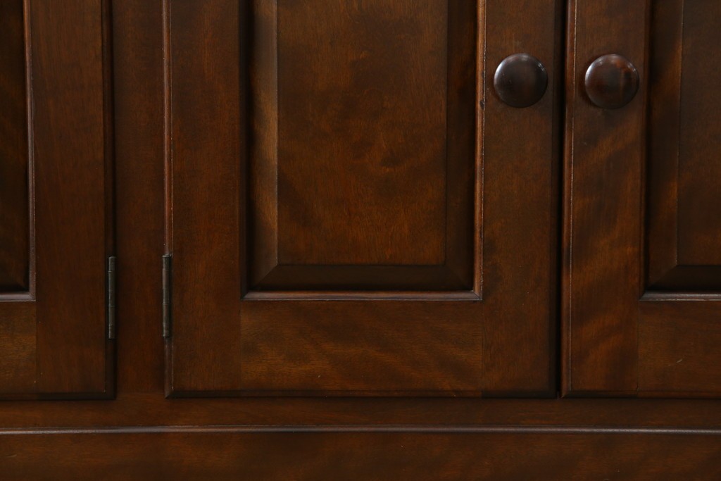 中古　美品　松本民芸家具　和・洋どちらの空間にも合わせやすいシックなサイドボード　(R-050977)