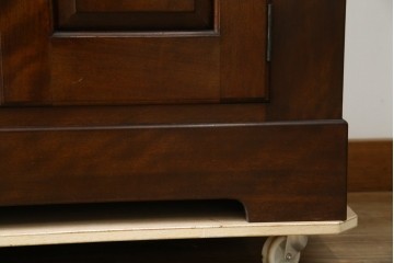 中古　美品　松本民芸家具　和・洋どちらの空間にも合わせやすいシックなサイドボード　(R-050977)