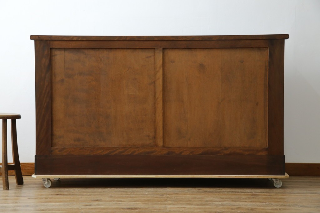 中古　美品　松本民芸家具　和・洋どちらの空間にも合わせやすいシックなサイドボード　(R-050977)