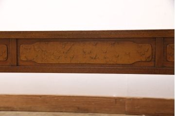 中古　美品　マホガニー材　DREXEL HERITAGE(ドレクセルヘリテイジ)　Triune(トライユン)　カクテルテーブル(センターテーブル、リビングテーブル)(定価約21万円)(R-050981)