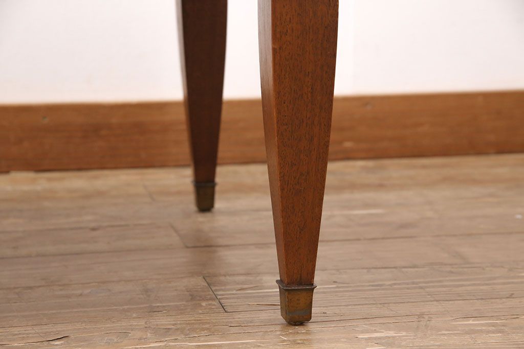 中古　美品　マホガニー材　DREXEL HERITAGE(ドレクセルヘリテイジ)　Triune(トライユン)　カクテルテーブル(センターテーブル、リビングテーブル)(定価約21万円)(R-050981)