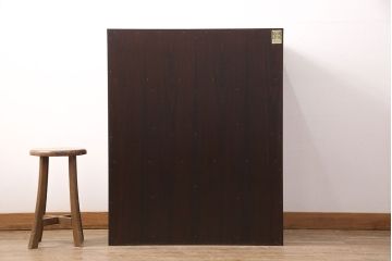 中古　超美品　特注　岩谷堂箪笥　シンプルながらもどこか威厳を漂わせる収納棚(マス目棚、本棚、レコードラック)(R-050988)