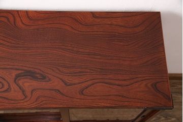 中古　岩谷堂箪笥　菊幸作　くっきりした木目が印象的な収納棚(茶箪笥、サイドキャビネット、飾り棚)(定価約40万円)(R-050989)