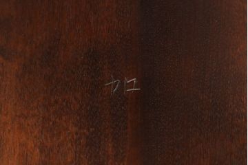 中古　松本民芸家具　16型スピンドルチェア　ゆったりと座れるダイニングチェア(板座チェア、椅子)(R-050993)
