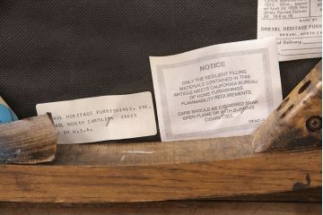 中古　DREXEL HERITAGE(ドレクセルヘリテイジ)　メッシュの背もたれが軽やかな印象を放つダイニングチェア4脚セット(イス、椅子)(定価約120万円)(R-050998)