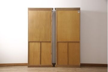中古　カリモク家具(karimoku)　希少モデル!アンティーク風のバーカウンターセット(収納棚、キャビネット、店舗什器)(R-051007)