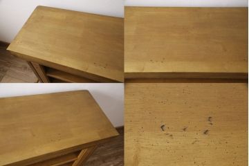 中古　カリモク家具(karimoku)　希少モデル!アンティーク風のバーカウンターセット(収納棚、キャビネット、店舗什器)(R-051007)