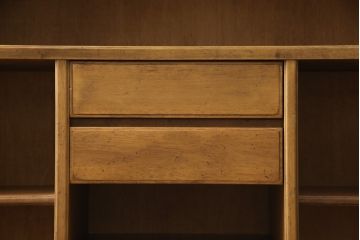 中古　カリモク家具(karimoku)　希少モデル!アンティーク風のバーカウンターセット(収納棚、キャビネット、店舗什器)(R-051007)