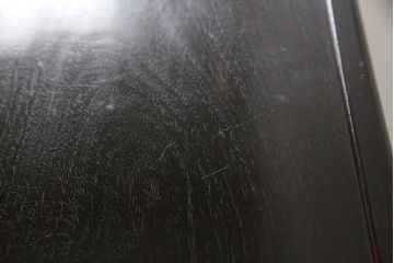 和製アンティーク　指物家具　紫檀(シタン)無垢材　独特な模様がアジアン風な雰囲気を演出する時代飾り棚(茶棚、収納棚、戸棚)(R-051012)