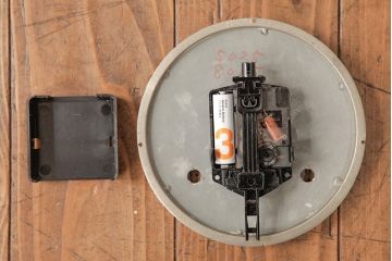 アンティーク時計　精工舎(SEIKOSHA、セイコー)　21DAY　電池式　昭和レトロな雰囲気あふれる柱時計(振り子時計、掛け時計、古時計)(R-051014)