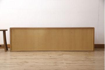 中古　国産高級家具　屋久杉・中桐材　上品な屋久杉の杢目が上質な空間づくりに活躍するローボード(テレビ台、収納棚、戸棚)(R-051022)