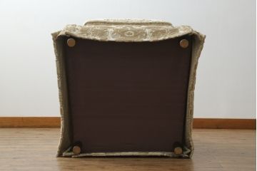 中古　美品　カリモク家具(karimoku)　domani(ドマーニ)　エクセルライフ　エレガントな雰囲気漂う1人掛けソファ(1P、アームチェア)(R-051030)