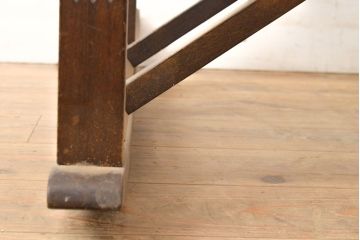 アンティーク家具　和モダン　日本楽器・山葉(ヤマハ)文化椅子　折り畳み式ロッキングチェア(椅子、折りたたみ式チェア)(R-051047)