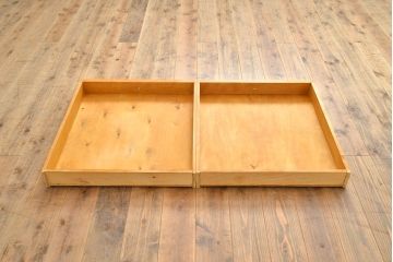 イギリスヴィンテージ　どんなお部屋にも合うシンプルデザイン!チーク材の色味が素敵なデスク(平机、在宅ワーク、在宅用テーブル、作業台、ビンテージ)(R-051049)