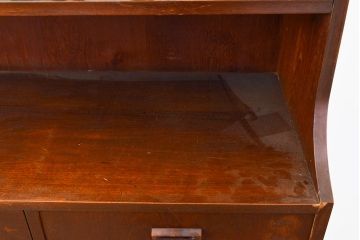 デンマークヴィンテージ　チーク材　北欧家具らしいスタイリッシュさが魅力のサイドボード(収納棚、戸棚、サイドキャビネット、ビンテージ)(R-051052)