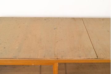 アンティーク家具　昭和中期　ラワン材　たっぷり収納できる!素朴な木の風合いが味わい深い重ね収納棚(キャビネット、飾り棚、陳列棚、店舗什器)(R-051058)