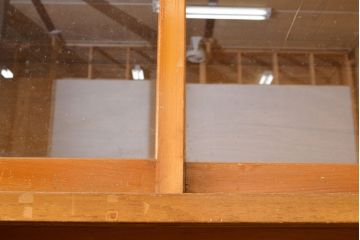 アンティーク家具　昭和中期　ラワン材　たっぷり収納できる!素朴な木の風合いが味わい深い重ね収納棚(キャビネット、飾り棚、陳列棚、店舗什器)(R-051058)