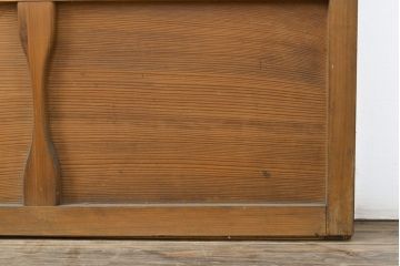 アンティーク建具　小さな障子が付いた猫間障子戸4枚セット(引き戸、建具)(R-051064)