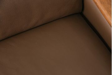 中古　CONDE HOUSE(カンディハウス)　BOLS(ボルス)　大人っぽい落ち着きのある空間づくりが叶う本革3人掛けソファ(アームソファ)(定価約70万円)(R-051071)