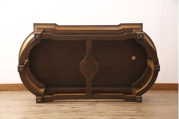 中古　美品　DREXEL HERITAGE(ドレクセルヘリテイジ)　FRANCESCA(フランチェスカ)シリーズ　細部にまでこだわった格調高いデザインが魅力のセンターテーブル(カクテルテーブル、ローテーブル)(定価約56万円)(R-051072)