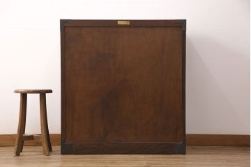中古　美品　松本民芸家具　507型 和モダンな空間におすすめの金具付きタンス(衣装箪笥、引き出し、チェスト)(R-051073)