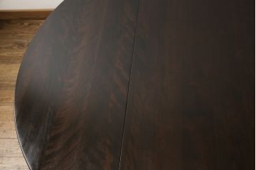 中古　九州民芸家具　大人の落ち着きのある空間づくりにおすすめのバタフライテーブル(ゲートレッグテーブル、ダイニングテーブル)(R-051076)