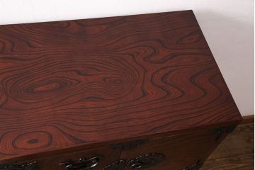 中古　岩谷堂箪笥　かくし付き　上質な和の空間づくりにおすすめの整理箪笥(引き出し、チェスト)(R-051079)
